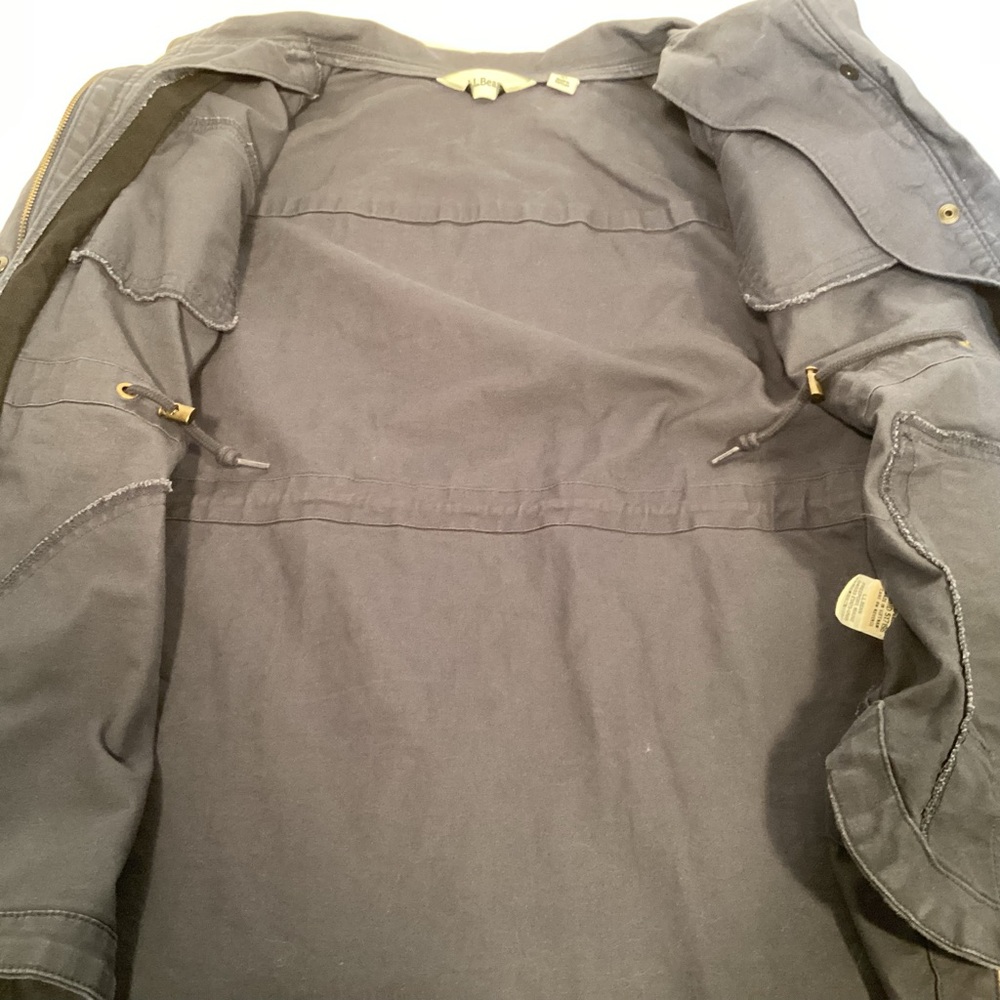 L.L. Bean Women's Navy Blue Utility Jacket Size Medium - Picture 11 of 16